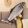 1 Stück 40/60cm 3D Simulation Goldfisch Plüschtiere Gefülltes Weiches Tier Karpfen Plüschkissen Kreatives Sofakissen Kissen Geschenk Kinderspielzeug