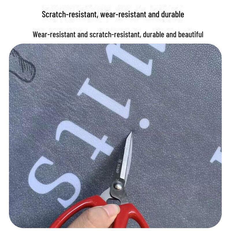 Waterproof, Non-Slip PVC Balcony Floor Mat: Scrubbable, Sun-Proof, Cut-to-Fit, Easy-Clean Kitchen or Bay Window Carpet.