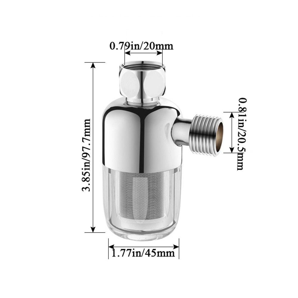 Transparent Water Purifier Full Copper Spray Head Direct Drinking Pre Water Filter  Washing Machine