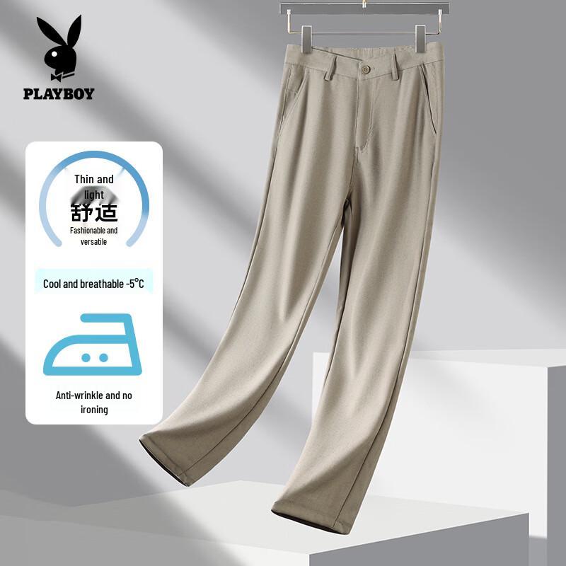 Playboy Men s Business Casual Straight Long Pants 33