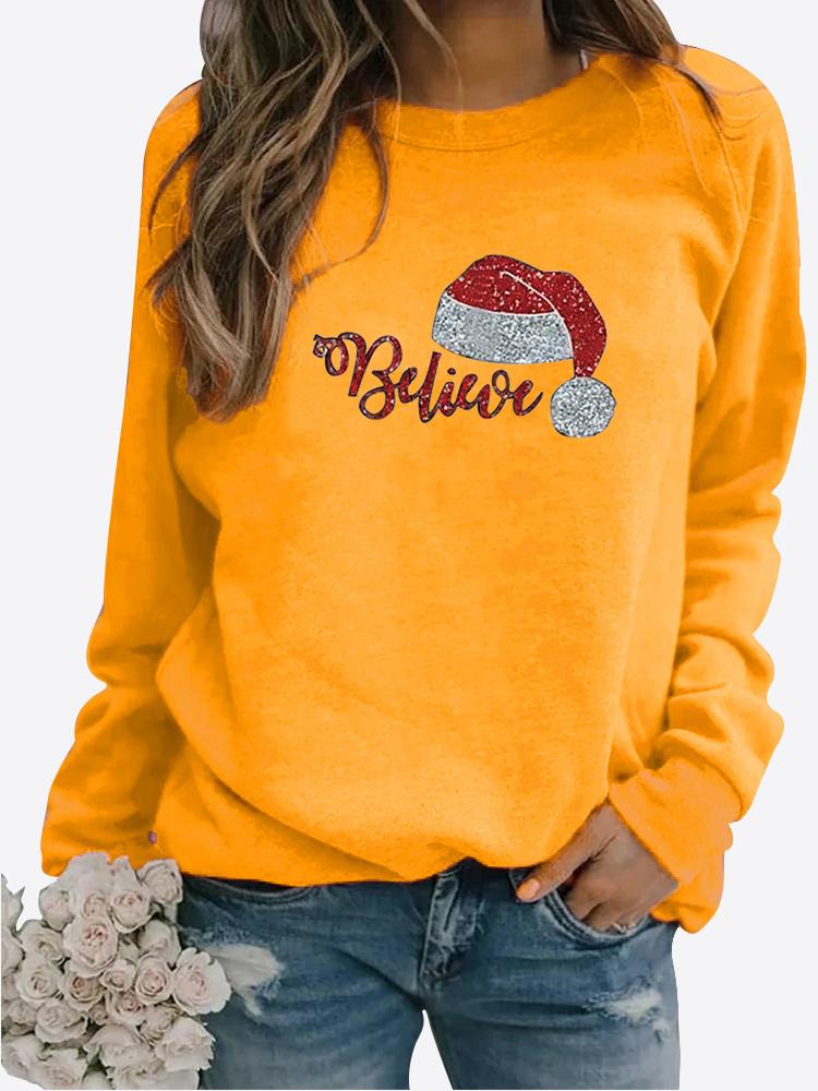 Autumn New Sweater Women's Printed Tops T-shirt Ladies Round Neck Long Sleeve Casual Sweatshirt Plus Size Blouse