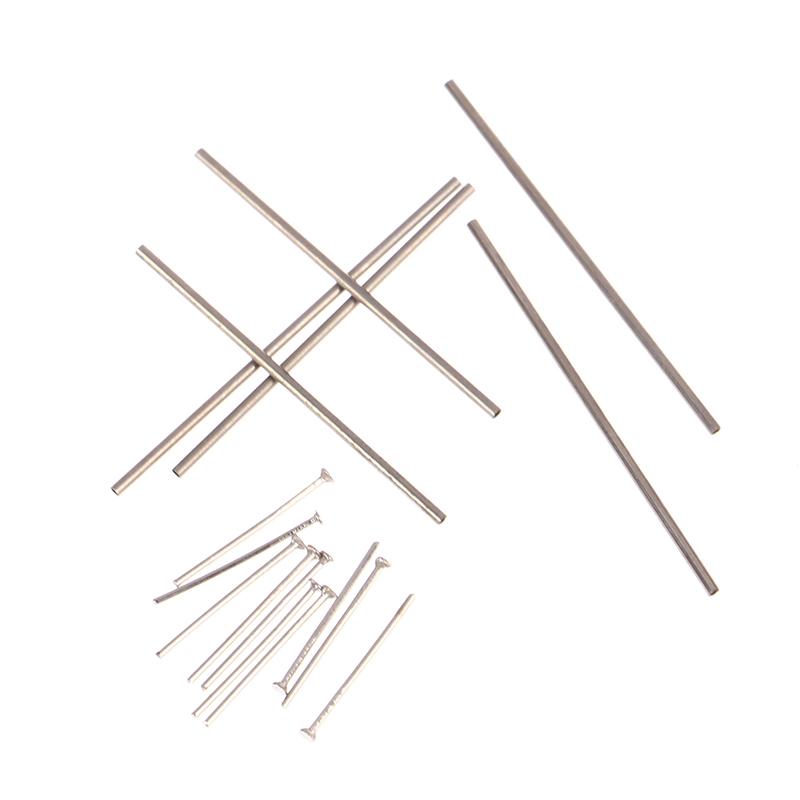 5Sets 0.8X25Mm/28Mm Nails Pin For 1:64 Hw/Matchbox/Tomeca Model Cars