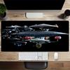 Starship Formation Large Gaming Mouse Pad Nonslip Rubber Base Waterproof Desk Mat For Office Pc Laptop