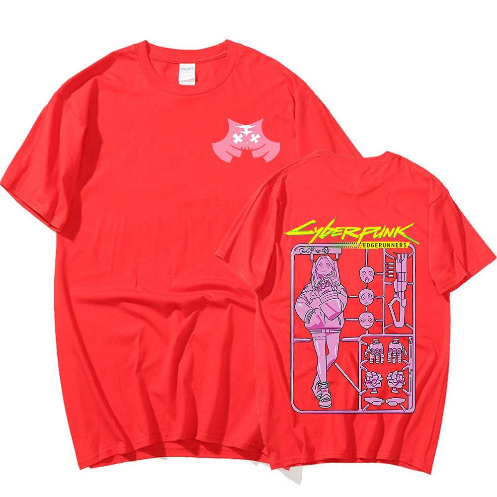 Japanese Anime Cyberpunk Edgerunners Rebecca T Shirt Manga S