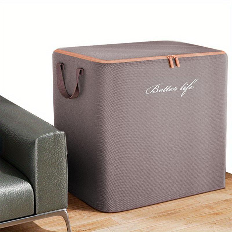 

1 шт. Сумка для хранения, Пылезащитная сумка для хранения из ткани Оксфорд для спальни, Износостойкая и влагостойкая хлопковая сумка для одеяла