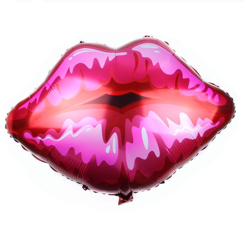 Big Red Lips Aluminum Foil Balloon for Valentine s or Qixi Festival