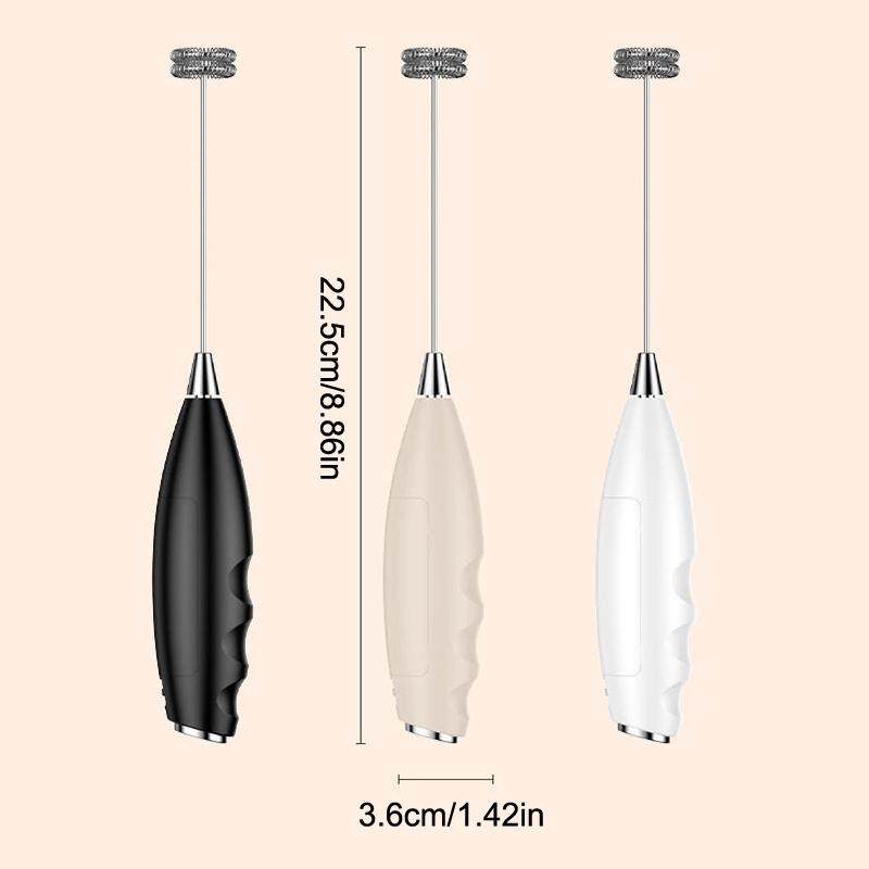 Wireless Electric Milk Frother Mixer Battery-Powered Handheld Foamer Coffee Cream Soup Peanut Butter Egg Whisk Baking Accessor
