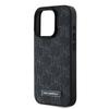Karl Lagerfeld Klhmp15Xpkhporpk Iphone 15 Pro Max 6.7 Hardcase Czarny/Black Leather Monogram Metal Logo Magsafe