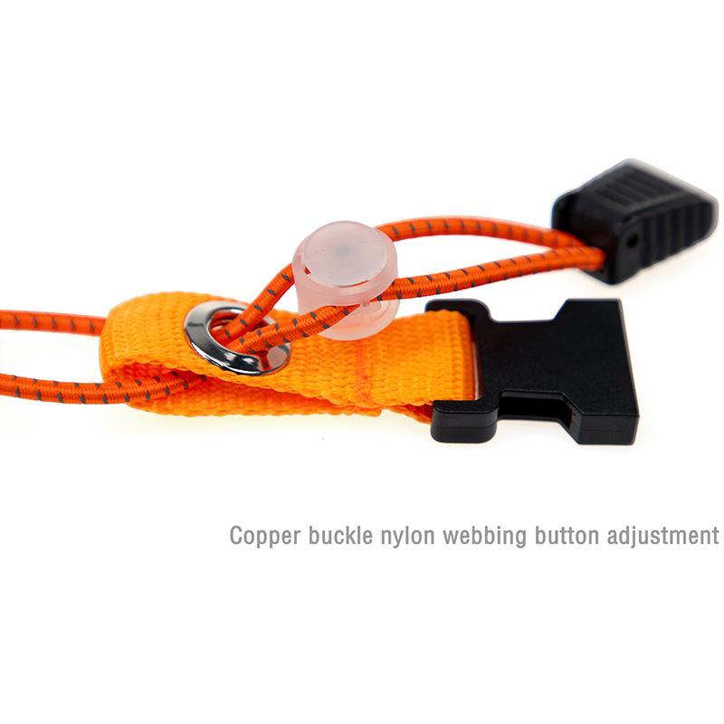 A Pair Reflective Bike Pants Strap Adjustable Elastic High Visibility Trouser Leg Straps Durable High Visibility