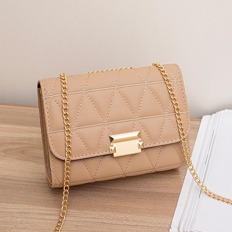 

Весна и лето 2025 новый продукт простая мода ромб маленькая квадратная сумка женская сумка женская сумка цепочка сумка для мобильного телефона