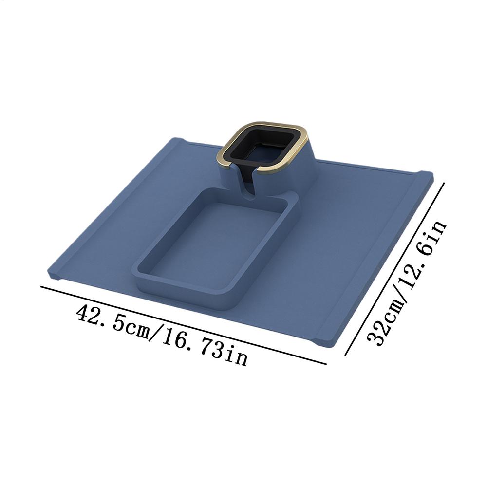 Anti-Slip Sofa Coaster Cup Holder Arm Chair Couch Recliner Remote Control Cellphone Organizer Holder Silicone Sofa Armrest Tray