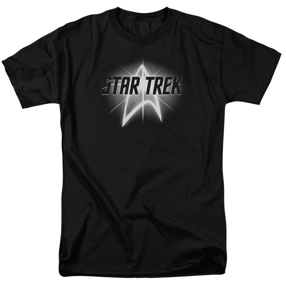 Star Trek Glow Logo Licensed Adult T-Shirt XS