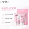 Sakura Skincare Trio Set: Serum, Eye Cream, Face Cream Cosmetics Valentine's Day Gift Set 3pcs/1set 2026 New