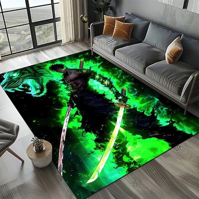 27 Stile Nuovo One PIECE-E Anime Cartone Animato Tappeto Moquette per Soggiorno Camera da Letto Decorazione Casa, Tappetino da Pavimento Antiscivolo per Divano Zerbino Bambini