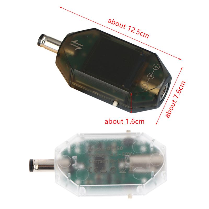 600W DC4.5-50V Digital Voltage and Current Tester, High Accuracy DT550, Max 12A