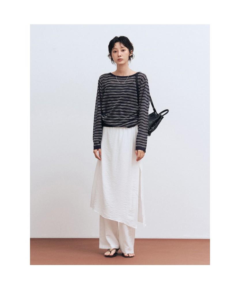 8SECONDS Layered Skirt Pants White
