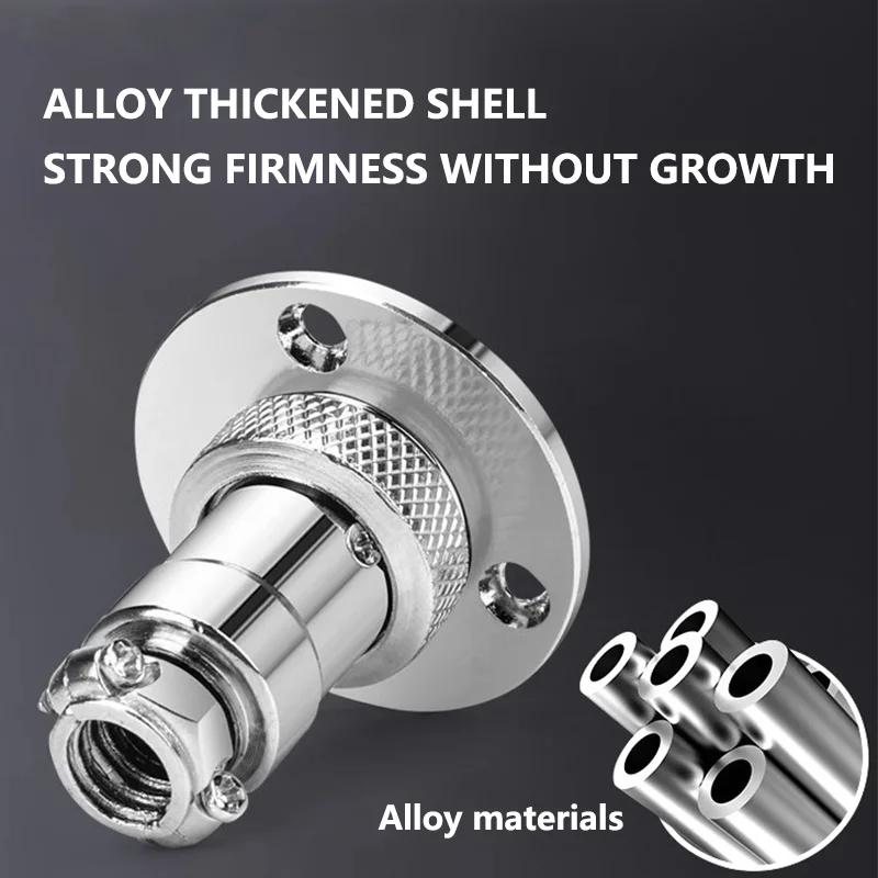 5/20/100PCS GX16 2 3 4 5 6 7 8 9 10pin Flange Mounting Fixing 3-Hole Aviation Connector Plug&Socket Circular Connectors