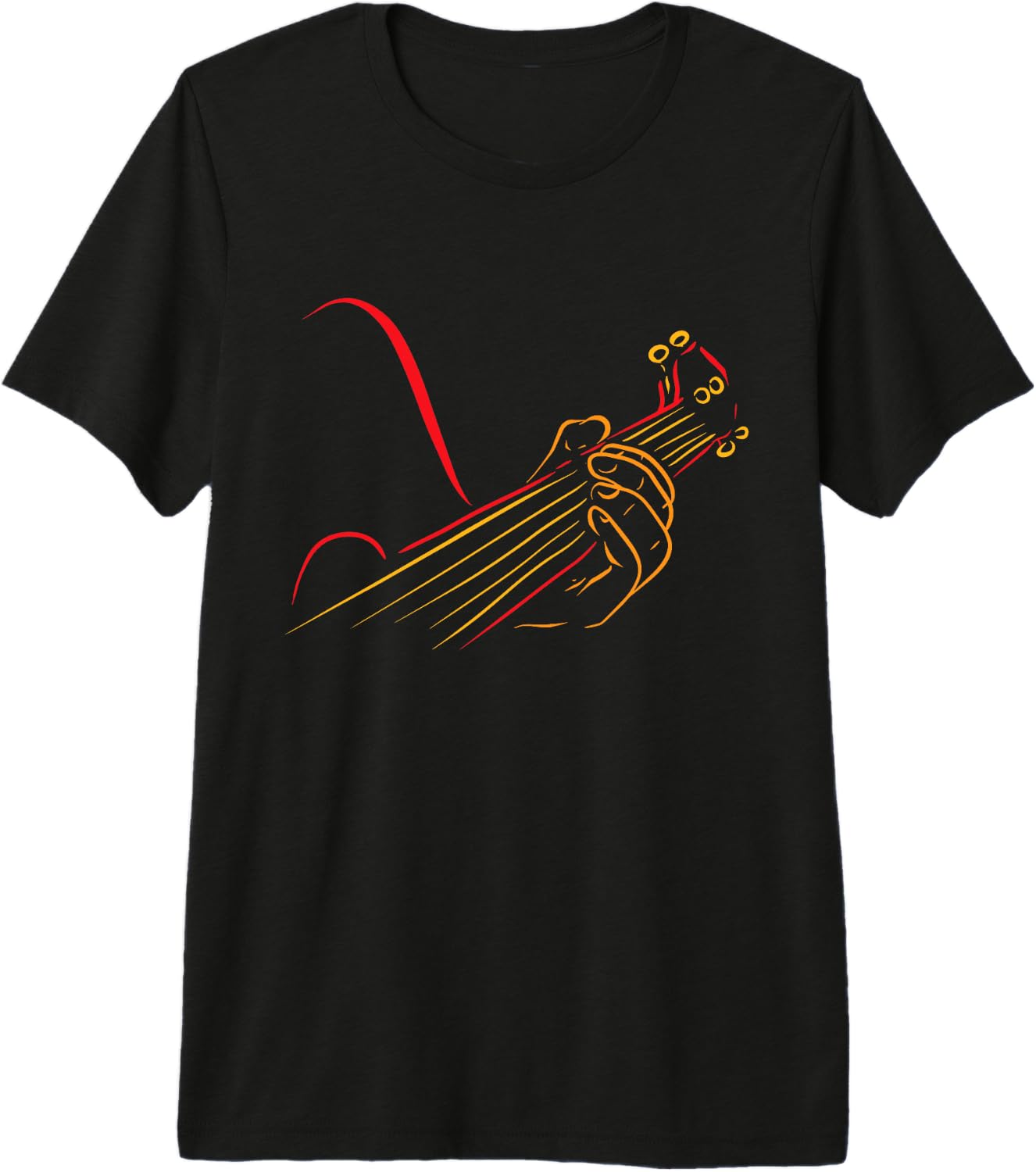 Playing Guitar Guitarist Music Life Funny Gift Premium Tri-blend T-Shirt Unisex T-Shirt S