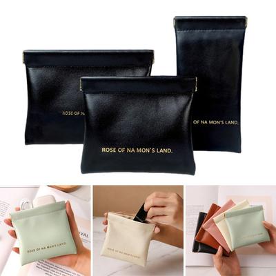Fashion With Inner Bag Lipstick Makeup Bag Portable Simple Cosmetic Organizer Pouch Mini PU Storage Bag for Women Girls
