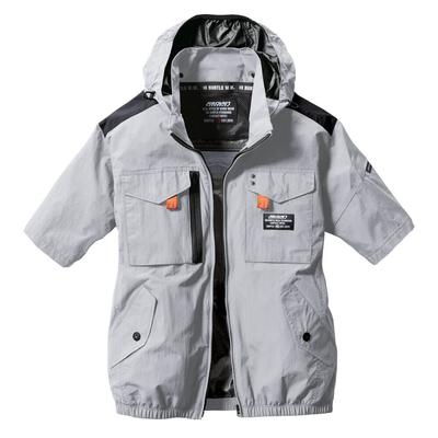 Work Clothes Aircraft Tactical Short Sleeve Blouson AC1156 AIRCRAFT M 60 Ash Gray [Bartle] (No Fan)