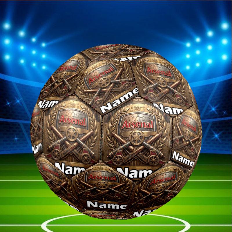 Custom Name Personalized Arsenal F.C Print Size 5 Soccer Ball Training & Match Football, for Team, Kicking, Gift for Football Enthusiasts