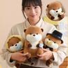 Adorable Capybara Plush Toy With Scarf And Hat Soft Pp Cotton Stuffed Animal