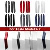 4Pcs Car Door Anti-collision Strip Paint Body Anti Scratch Sticker Modification Accessories ABS For Tesla Model 3 Model Y