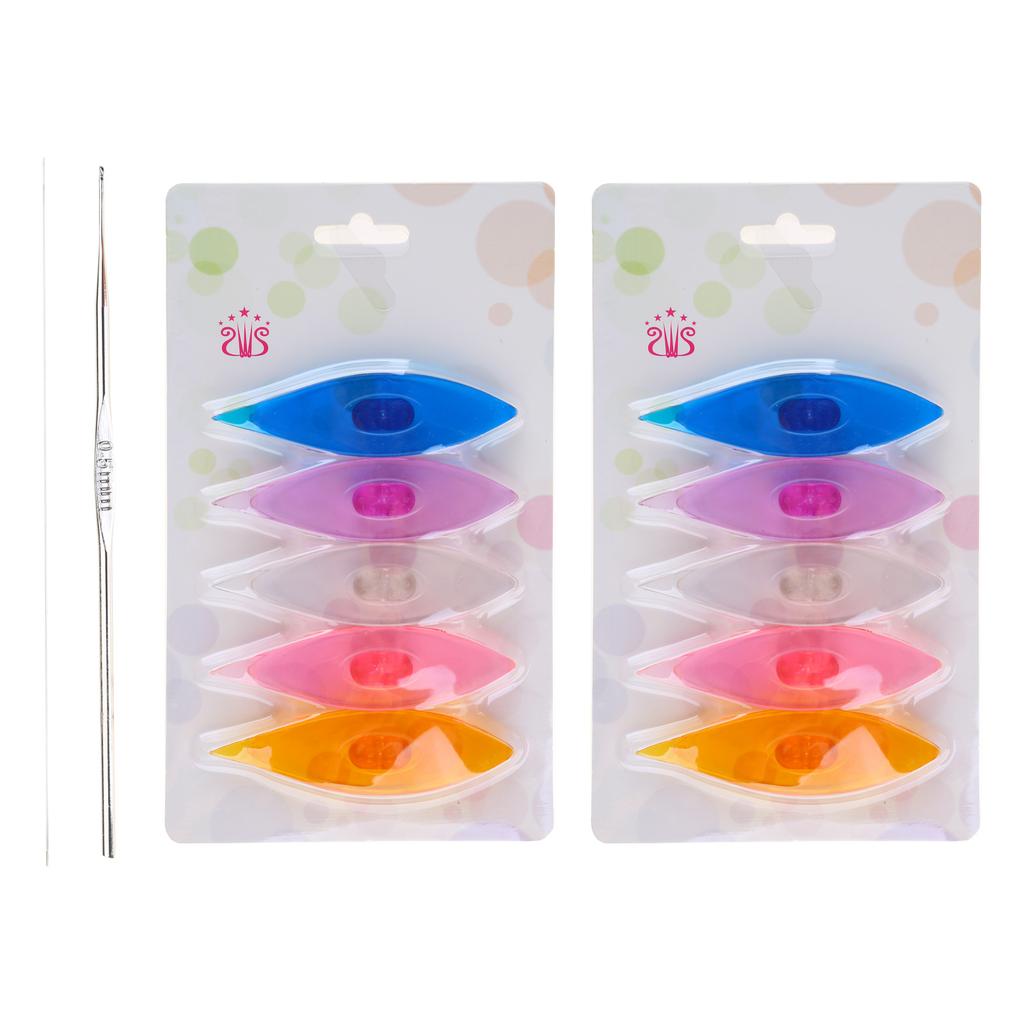 Tatting Shuttles Blondemakerverktøy Veveverktøy for DIY Håndlaget håndverk Hekle Strikke Blondelaging Kunsttilbehør