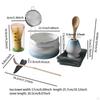 8-teiliges Matcha-Set mit Schale, Bambusbesen, Löffel und Tuch für Teeliebhaber