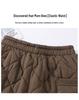 2025 Autumn/Winter Warm Elastic Waist Cotton Pants for Middle-Aged & Elderly Women - High Waist Slim Fit