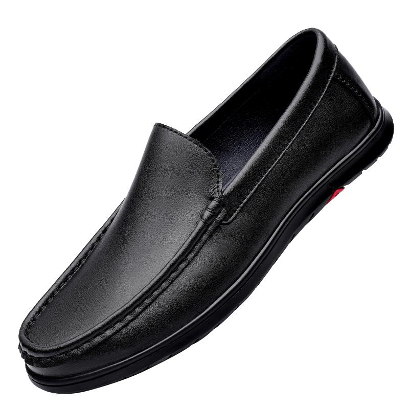 Hollowed reathable and gentleman Comfortable Men's Shoes Men's Casual Men Black Social Shoe Male wedding party shoes 37-45