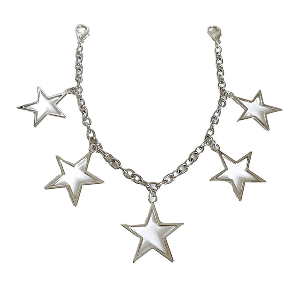 Adjustable Shoe Chain Exaggerated Hollow Star Pendant Martins Boot Chain Versatile Shoe Accessory Gift for Fashion Lover