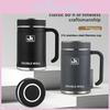 Business Insulated Travel Mug With Handle And Large Capacity For Office Use