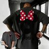 T-shirt Estiva Disney Topolino 2026 100% Cotone Manica Corta Casual Ampio Traspirante per Uomo e Donna