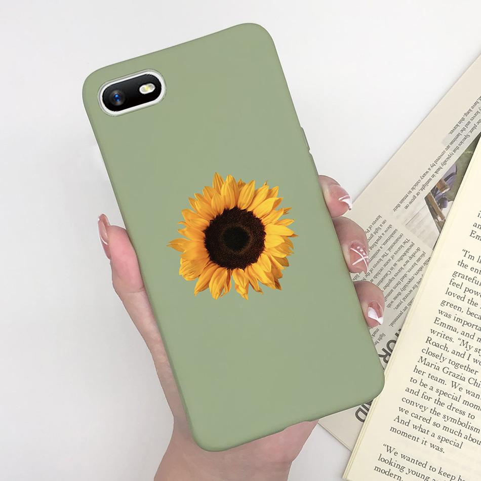 For OPPO A1K Phone Case Daisy Flower Heart Cover Silicone Soft Coque For oppo a1k RMX1941 A1K A1 k Oppo Realme C2 RealmeC2 Funda
