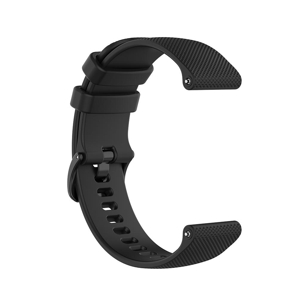 Silicone Watch Band for Xiaomi Haylou Solar LS05 Mi Color Smartwatch Strap Black