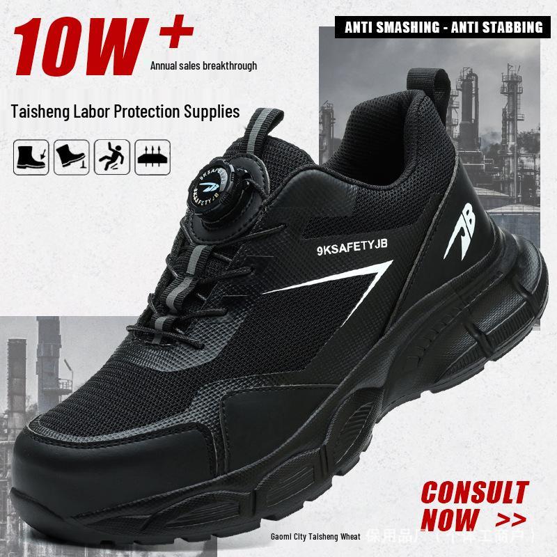 Lightweight, Comfortable, Wear-Resistant Safety Shoes – Anti-Smash & Anti-Puncture Design for Labor Protection