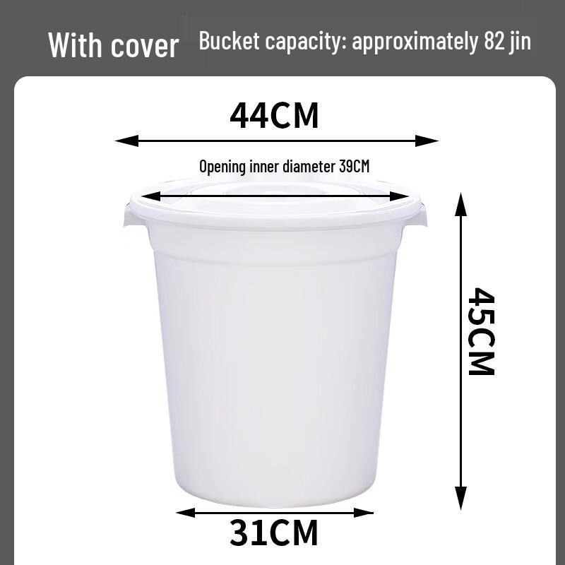 Heavy-Duty Round Plastic Storage Bucket