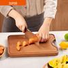 SUPOR Wenge Wood Cutting Board with Handle