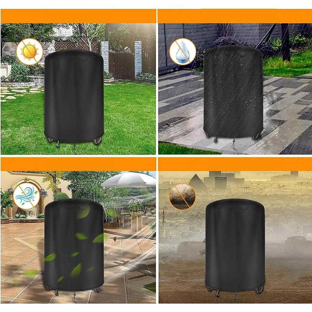 Funda para Barbacoa Kettle Fácil de Limpiar Redonda Elegante Impermeable