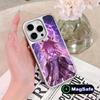 Game GI Miko Silver Plating Magsafe Mobile Phone Case for iPhone 17 16 15 14 13 12 11 Air Pro Max Plus Colorful Cover