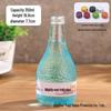 In-Stock Orange Peel Texture Wine Glass Bottle for Home Brewing - Small Sealed Bottle for Fruit, Plum, Red Wine.
