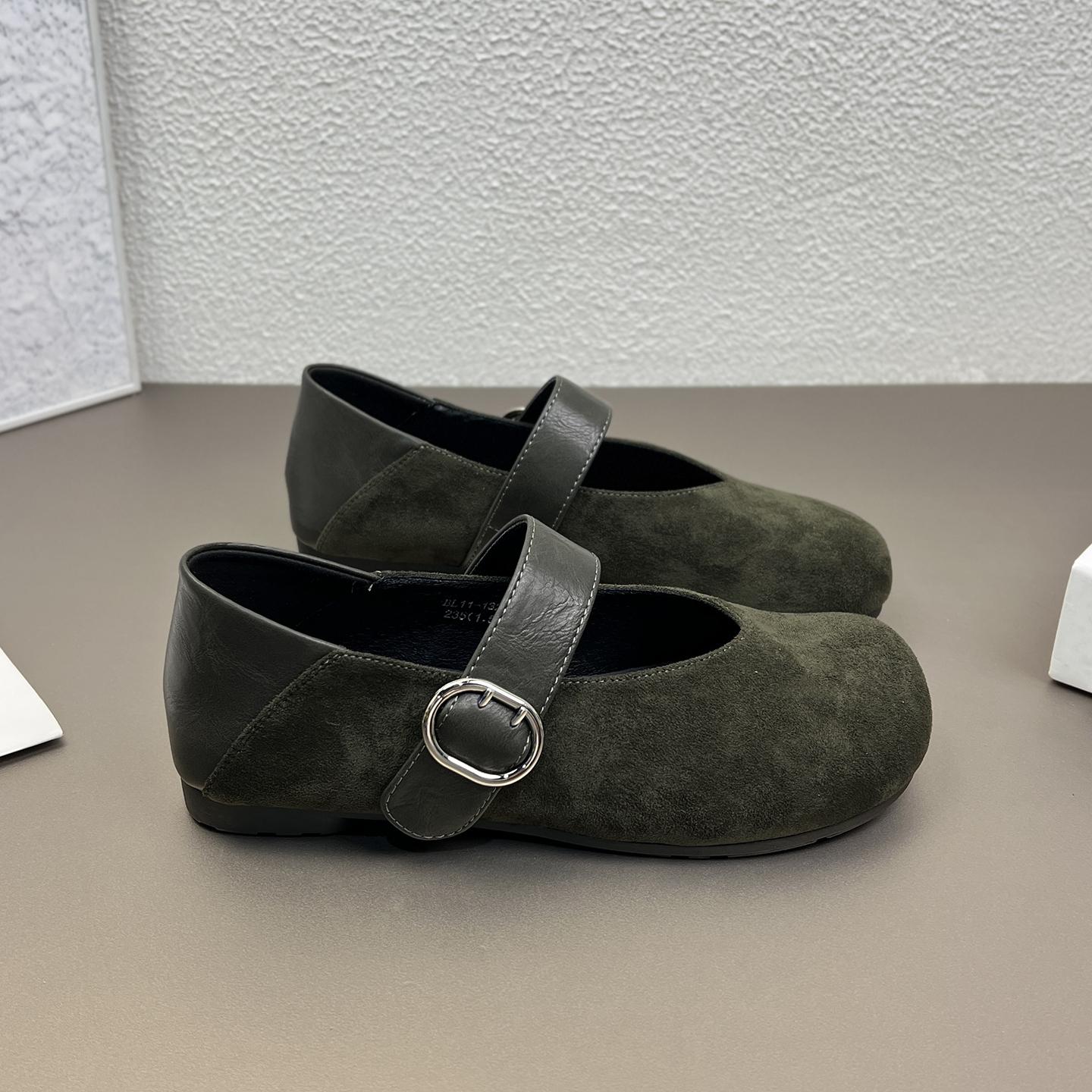 Женские осенние новые ретро туфли Мэри Джейн с леопардовым принтом круглый носок ремешок с пряжкой плоская подошва два способа носки балетки маленькие кожаные туфли 40 4090₽