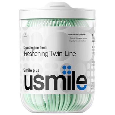 Double-Line Dental Floss Picks