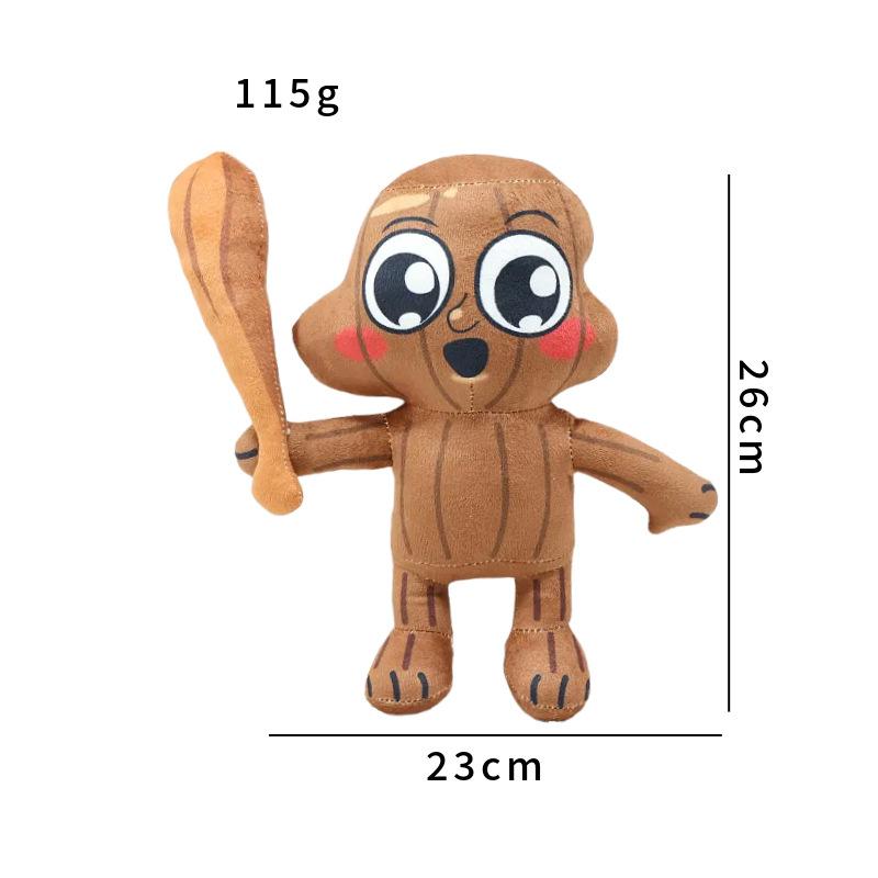 Neuer Tung Tung Tung Plüsch Ballerina Cappuccino Babypuppe Lustiger Glorbo Frutto Drillo Cartoon Weiches Kuscheltier Spielzeug Kinder Geschenke 1PCS