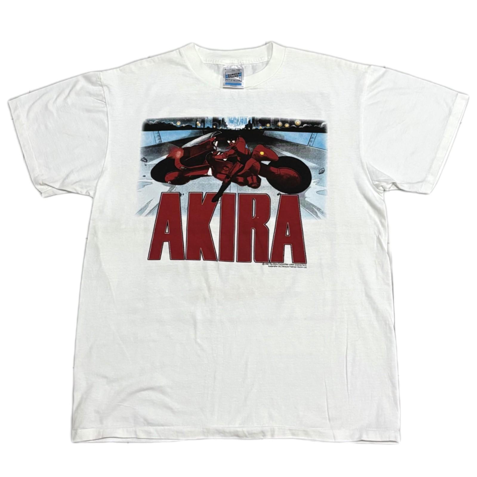 Vintage AKIRA Anime 80s Movie Japan Manga Rare Sz.L Single Stitch Shirt REPRINT Unisex T-Shirt XXXXL