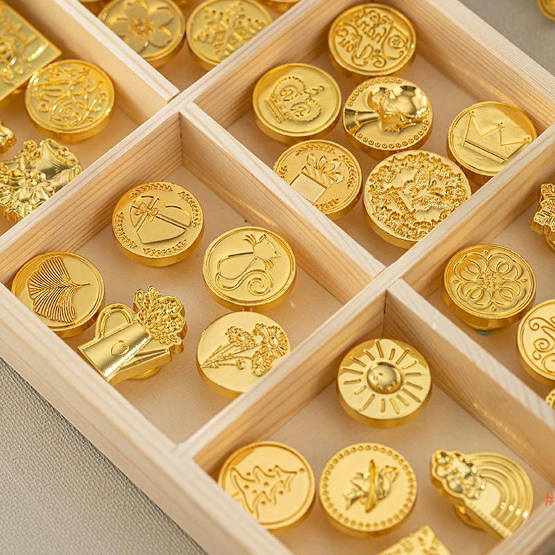 Christmas Wax Seal Stamps Sealing Wax Vintage Sello Candy Retro Envelopes Sealing Stamp Head Wedding Invitations Cards ZT0109