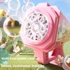 Cartoon unicorn electric bubble gun for adult, bubble machine automatic soap blower with lights,  outdoor party toys