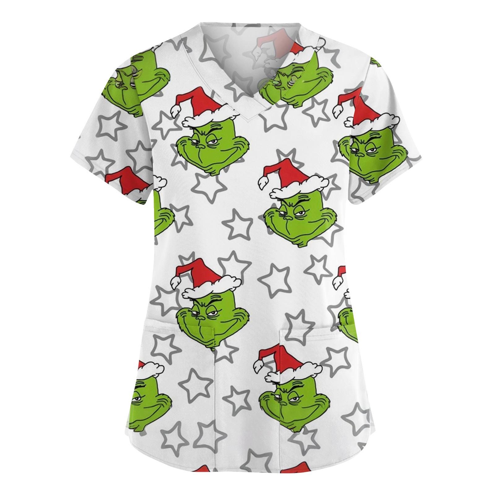 

Женская мода V-образный вырез короткий рукав комбинезон с карманами принт топы одежда XL белый