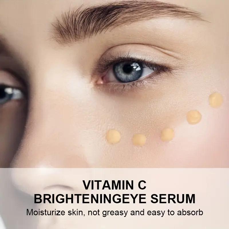 Vitamin C Eye Cream with Firming  Lifting Effect Moisturizing Under Eye Treatment for Dark Circles  Fine Lines Professional Eye Care 20g